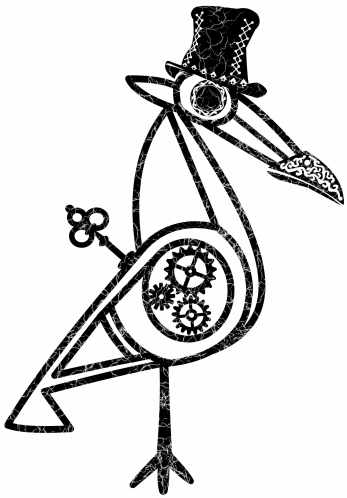 Taino bird portrait 6